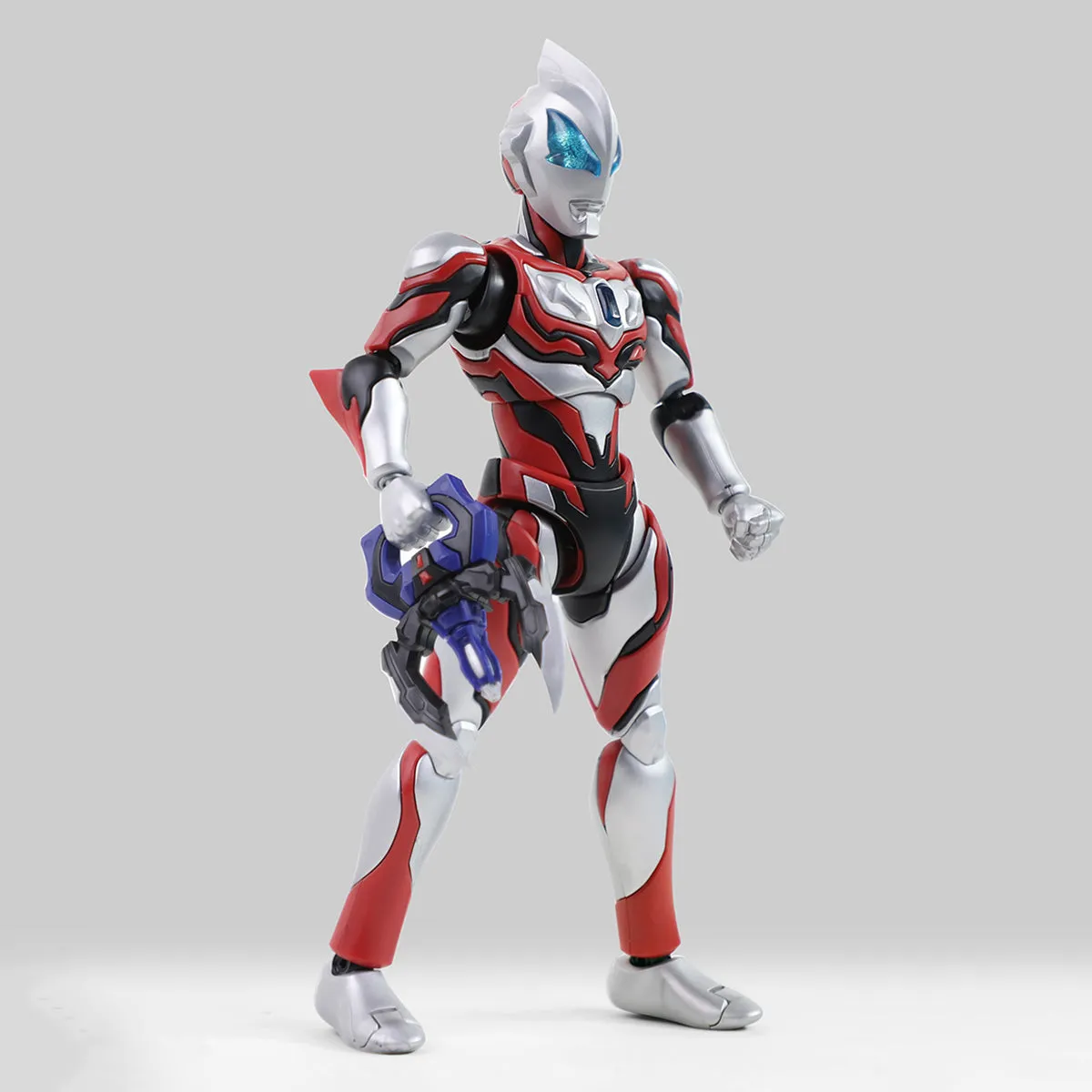 HiPlay Blokees Assembly Model Kits: Legend Series - Ultraman Geed, Mecha Musume Style, Height 19cm Collectible Action Figures