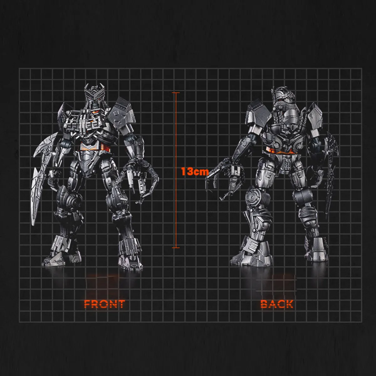 HiPlay Blokees Assembly Model Kits: Transformers Classis Class - Disaster, Mecha Musume Style, Height 13cm Miniature