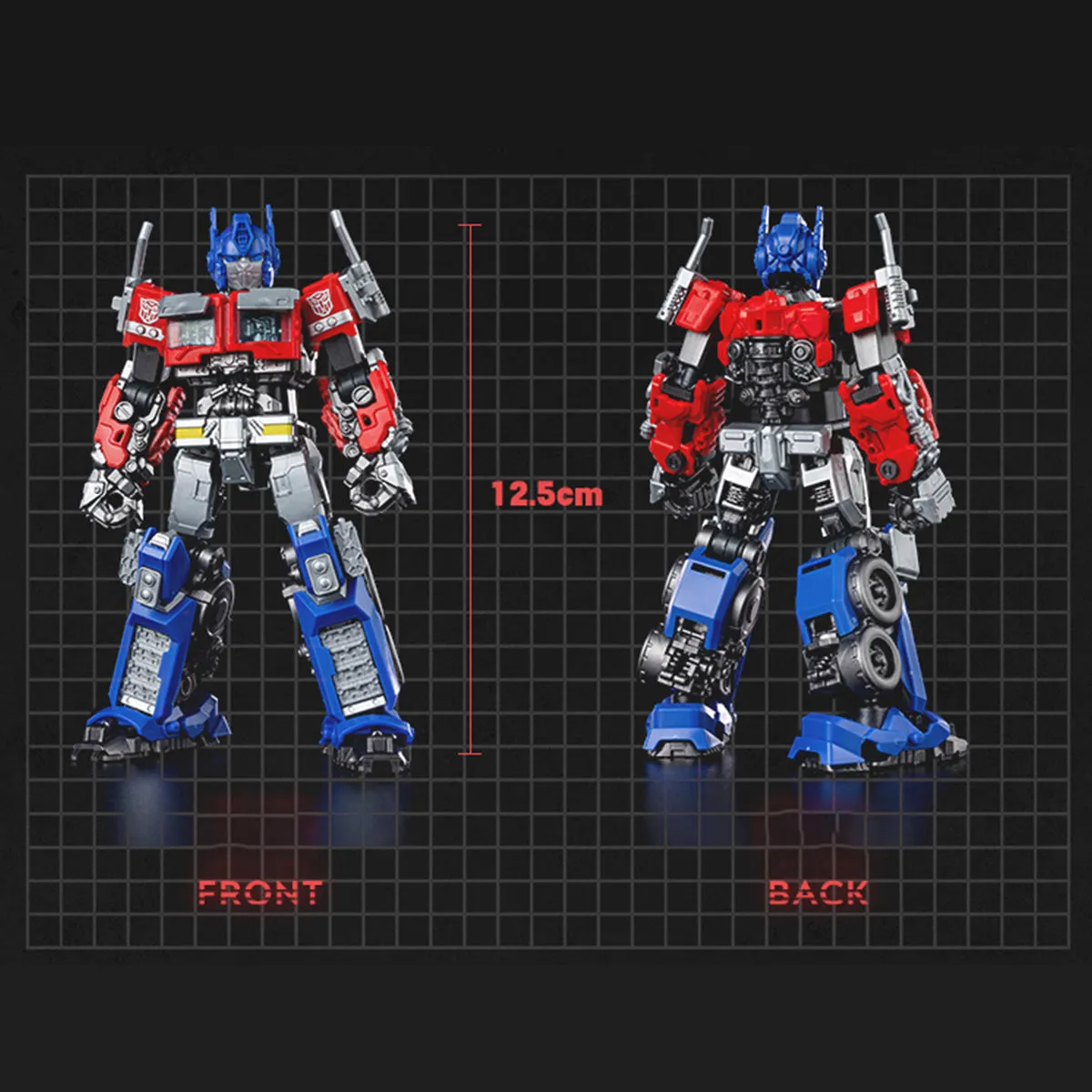 HiPlay Blokees Assembly Model Kits: Transformers Classis Class - Optimus, Mecha Musume Style, Height 13cm Miniature