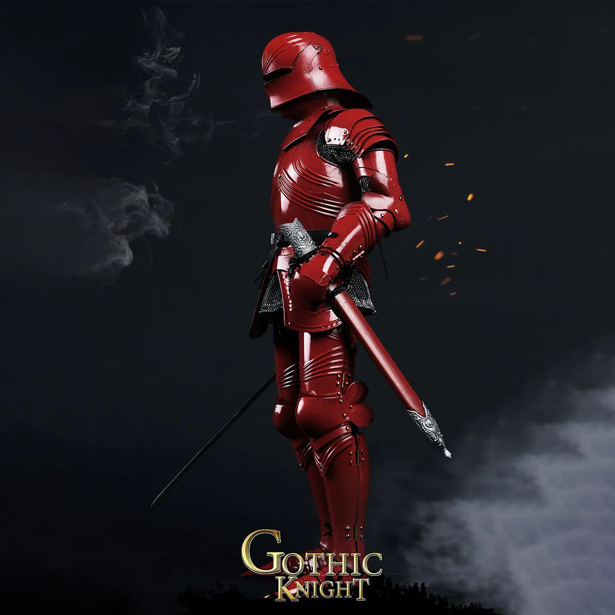 HiPlay Coomodel Superalloy - Empire Legend Series, Gothic Knight, Special Color Version, Action Figure Full Set