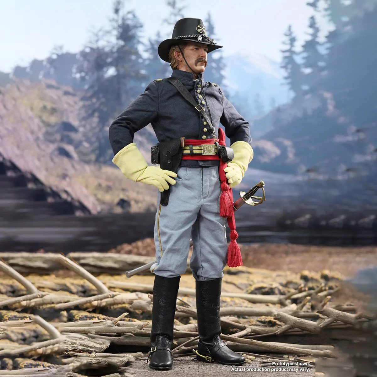 HiPlay DID, American Civil War Union Captain: John Dunbar, Action Figure Full Set