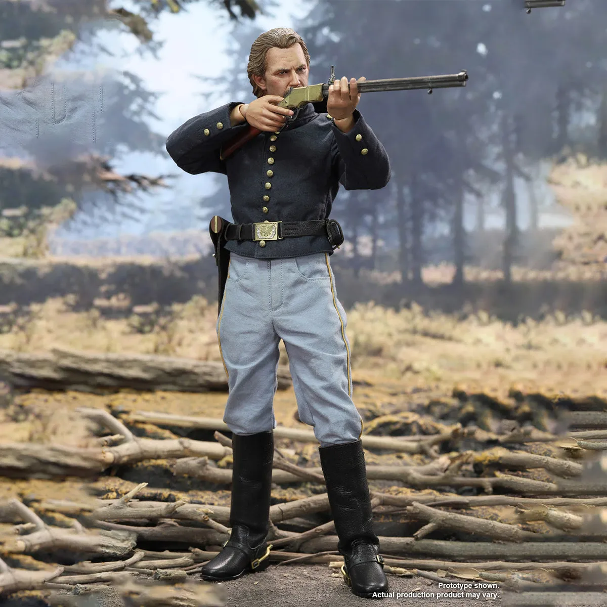 HiPlay DID, American Civil War Union Captain: John Dunbar, Action Figure Full Set