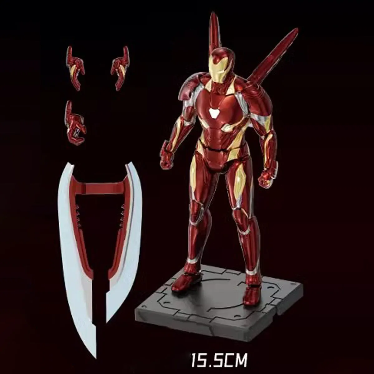 HiPlay Fondjoy Infinity Saga Iron Man Assembly Model Kits Comic Series