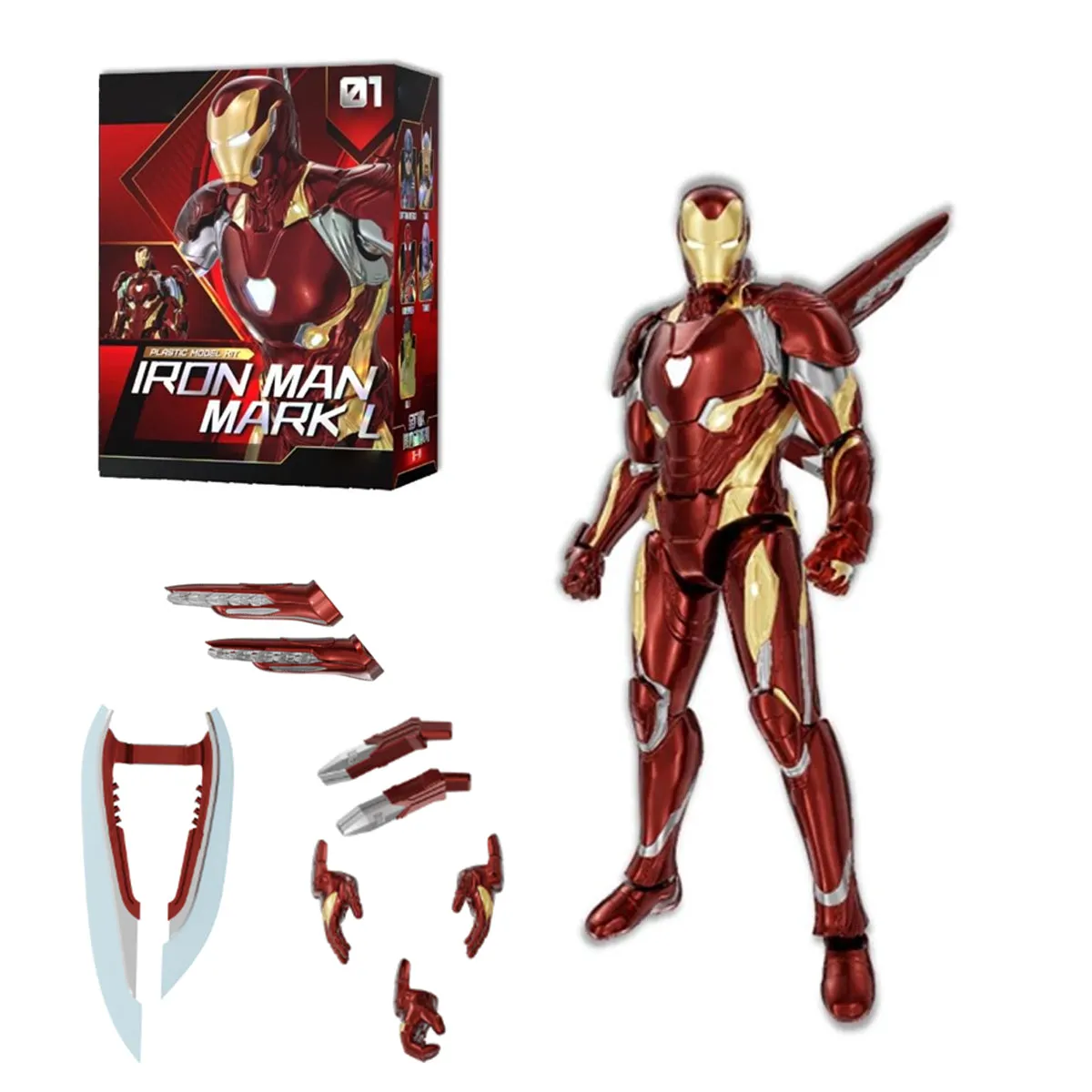 HiPlay Fondjoy Infinity Saga Iron Man Assembly Model Kits Comic Series