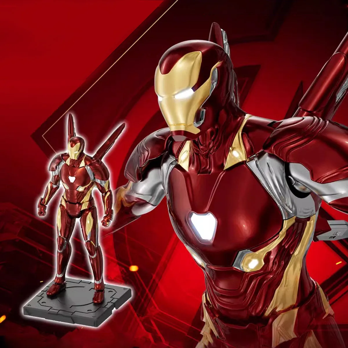 HiPlay Fondjoy Infinity Saga Iron Man Assembly Model Kits Comic Series