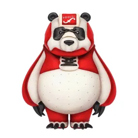 HiPlay Fools Paradise, Kakkoii Taiketsu Panda 23, H26cm Statue Figurine