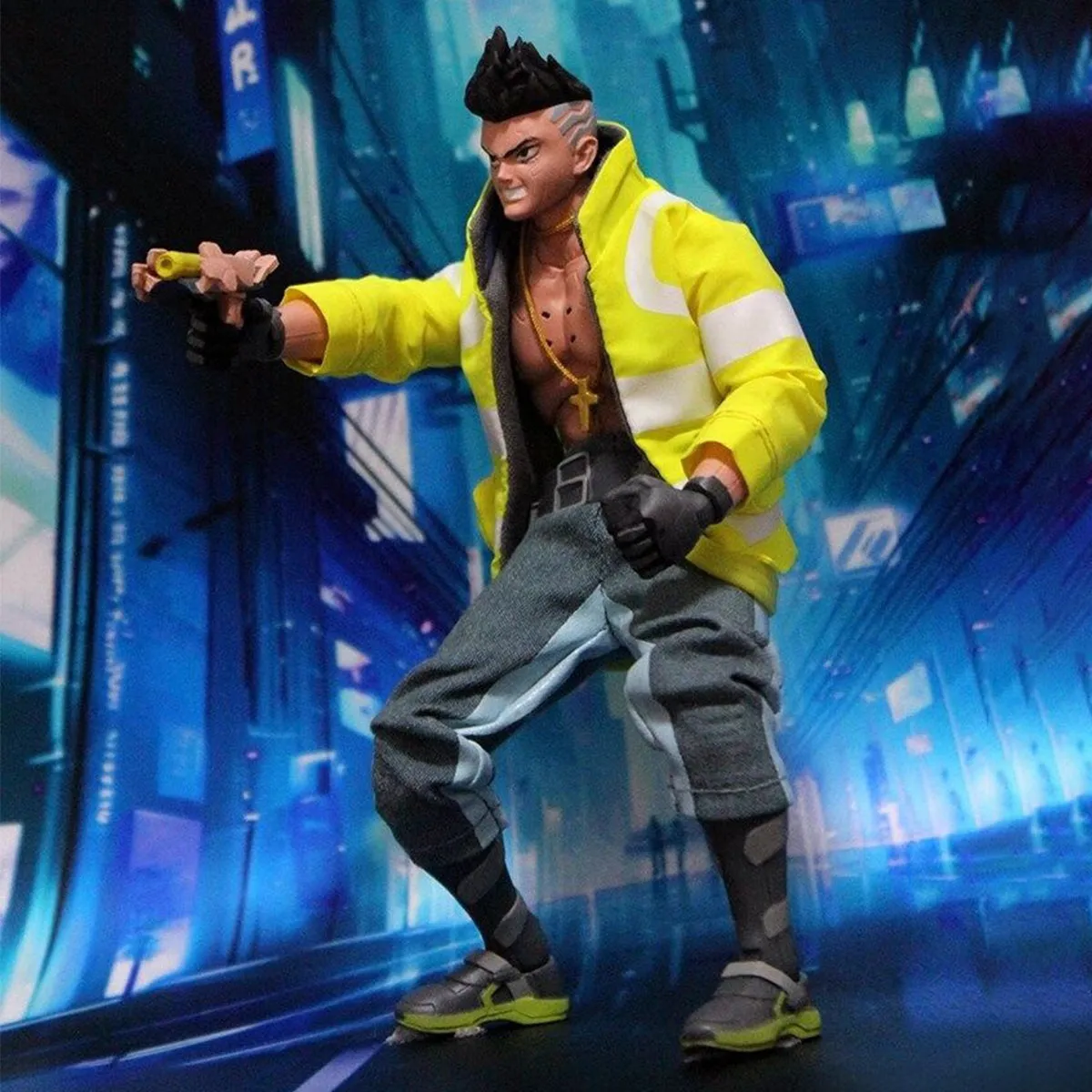 HiPlay JADA Toys, Cyberpunk 2077: David, Action Figure Full Set