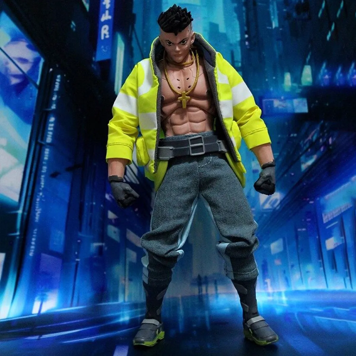 HiPlay JADA Toys, Cyberpunk 2077: David, Action Figure Full Set