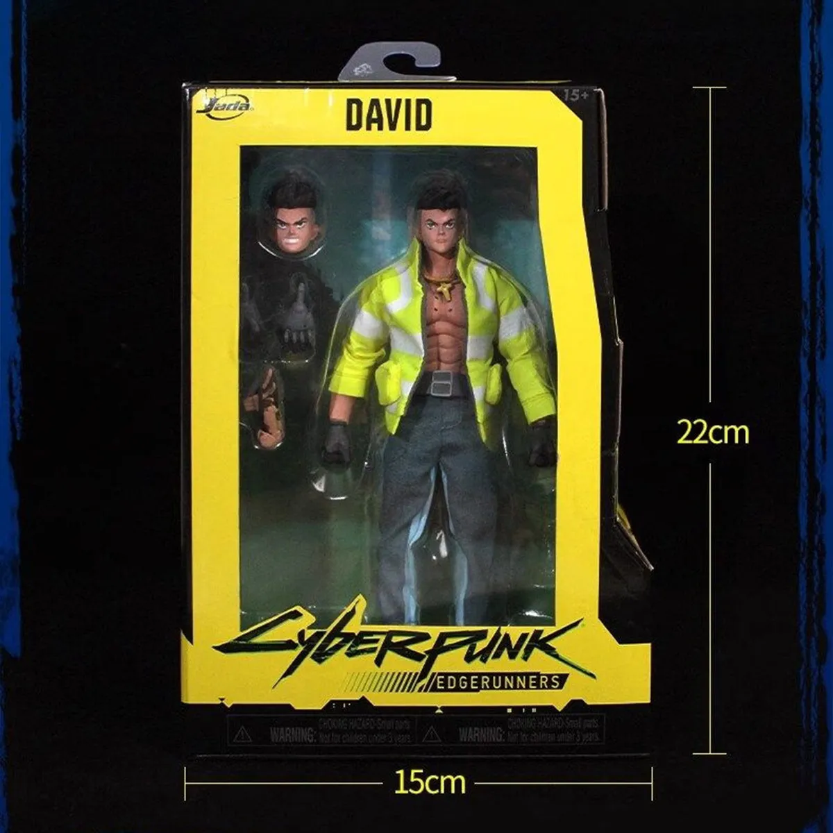 HiPlay JADA Toys, Cyberpunk 2077: David, Action Figure Full Set