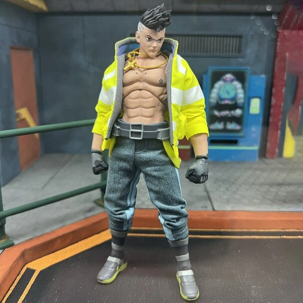 HiPlay JADA Toys, Cyberpunk 2077: David, Action Figure Full Set