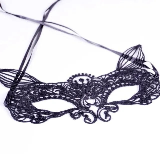 Hollow Lace Masquerade Face Mask