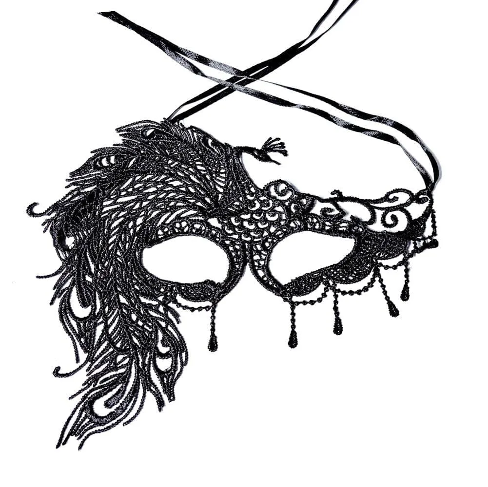 Hollow Lace Masquerade Face Mask