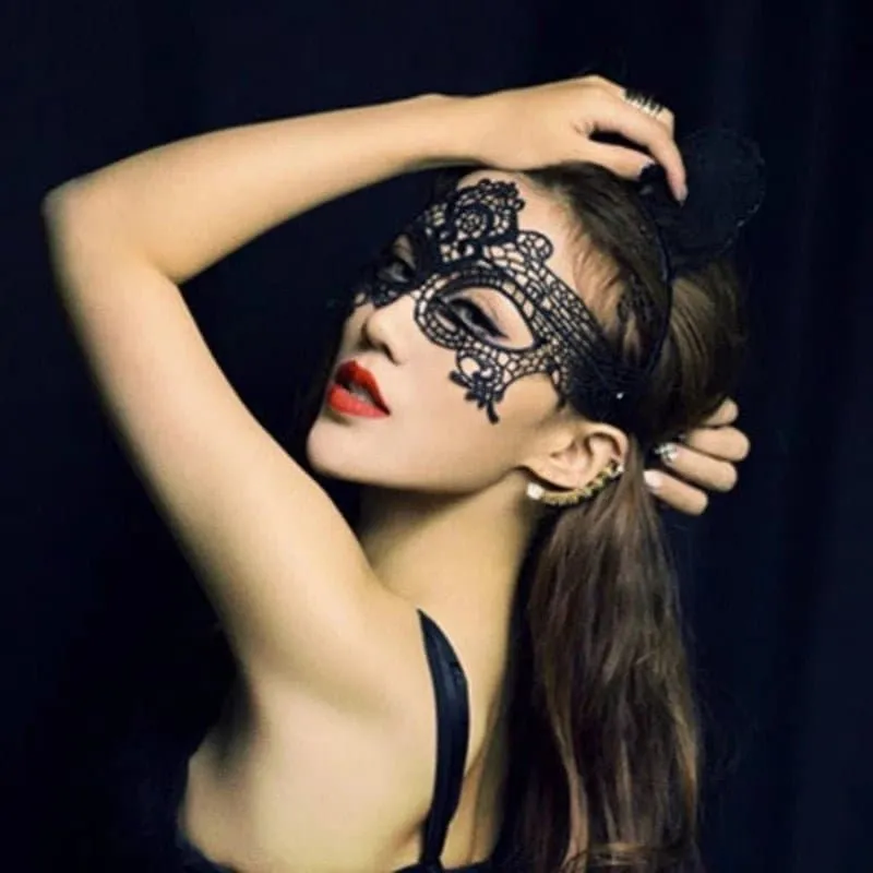 Hollow Lace Masquerade Face Mask