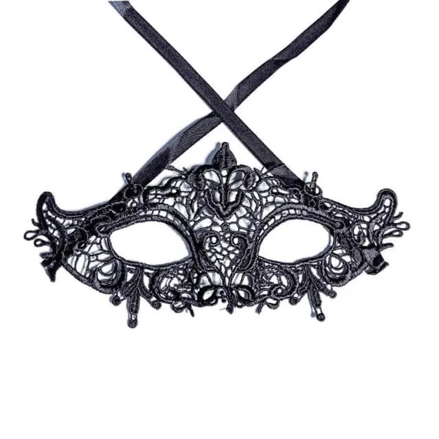 Hollow Lace Masquerade Face Mask