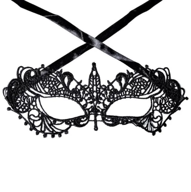 Hollow Lace Masquerade Face Mask