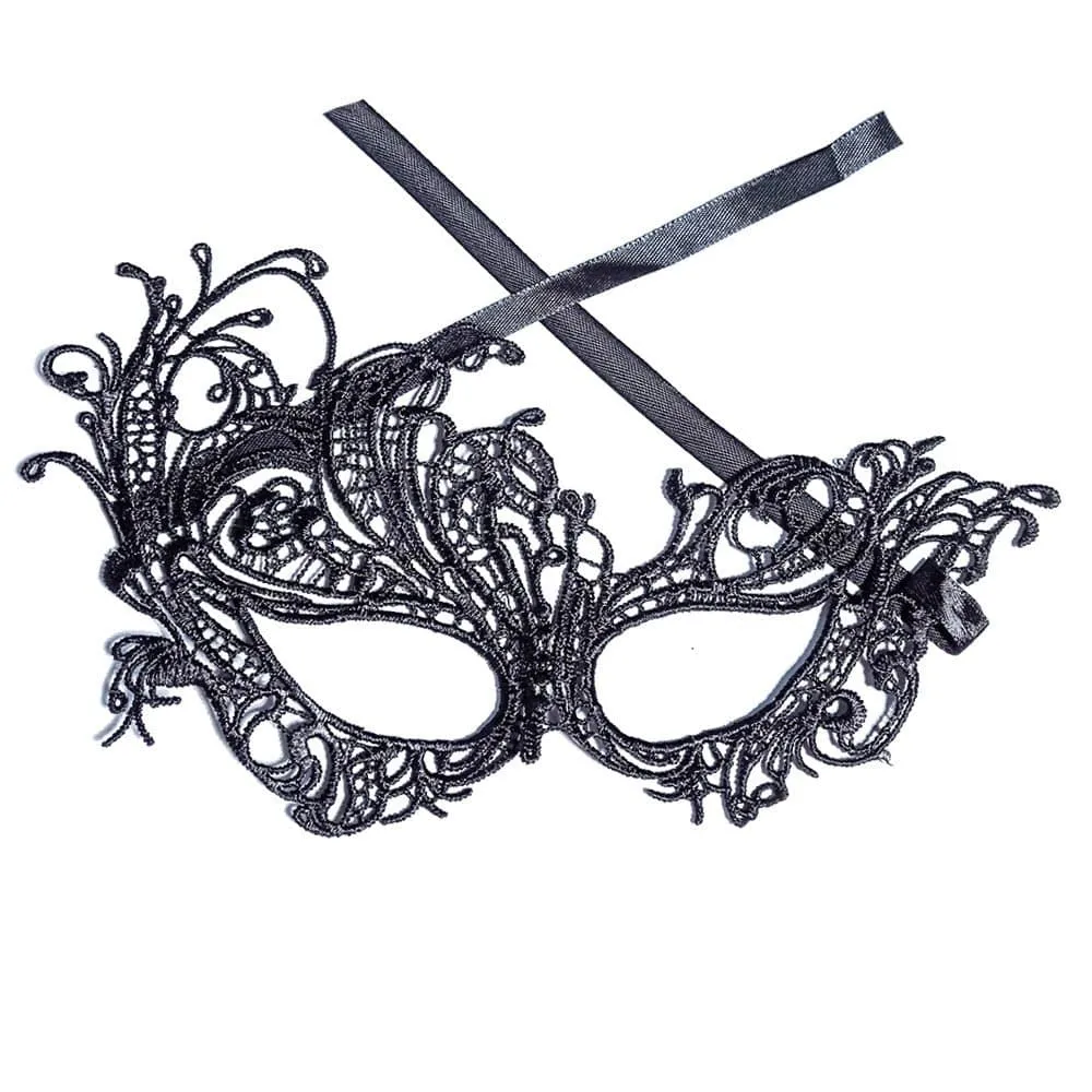 Hollow Lace Masquerade Face Mask