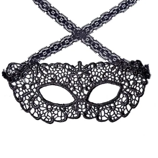 Hollow Lace Masquerade Face Mask