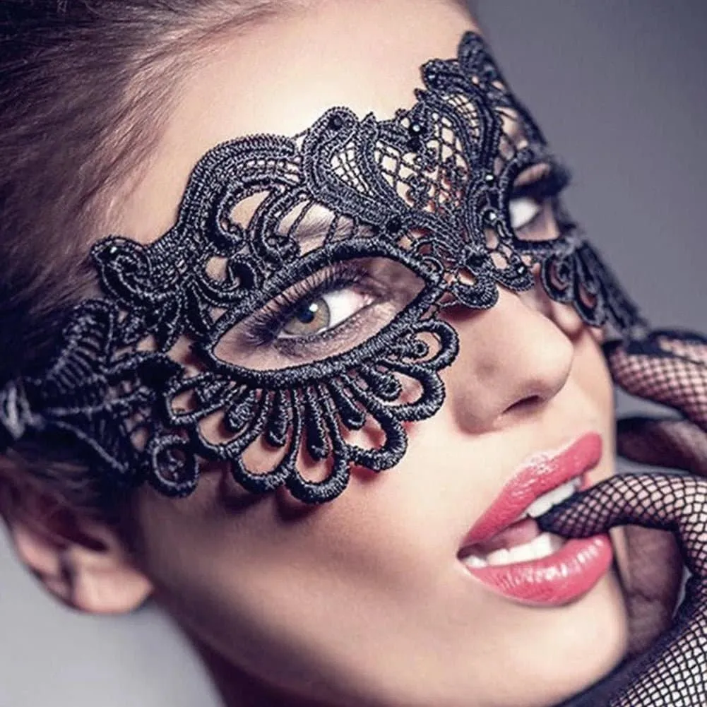 Hollow Lace Masquerade Face Mask