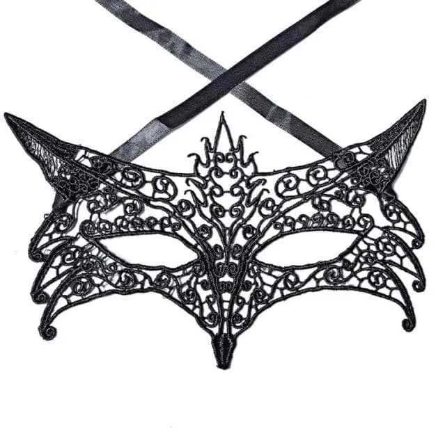 Hollow Lace Masquerade Face Mask