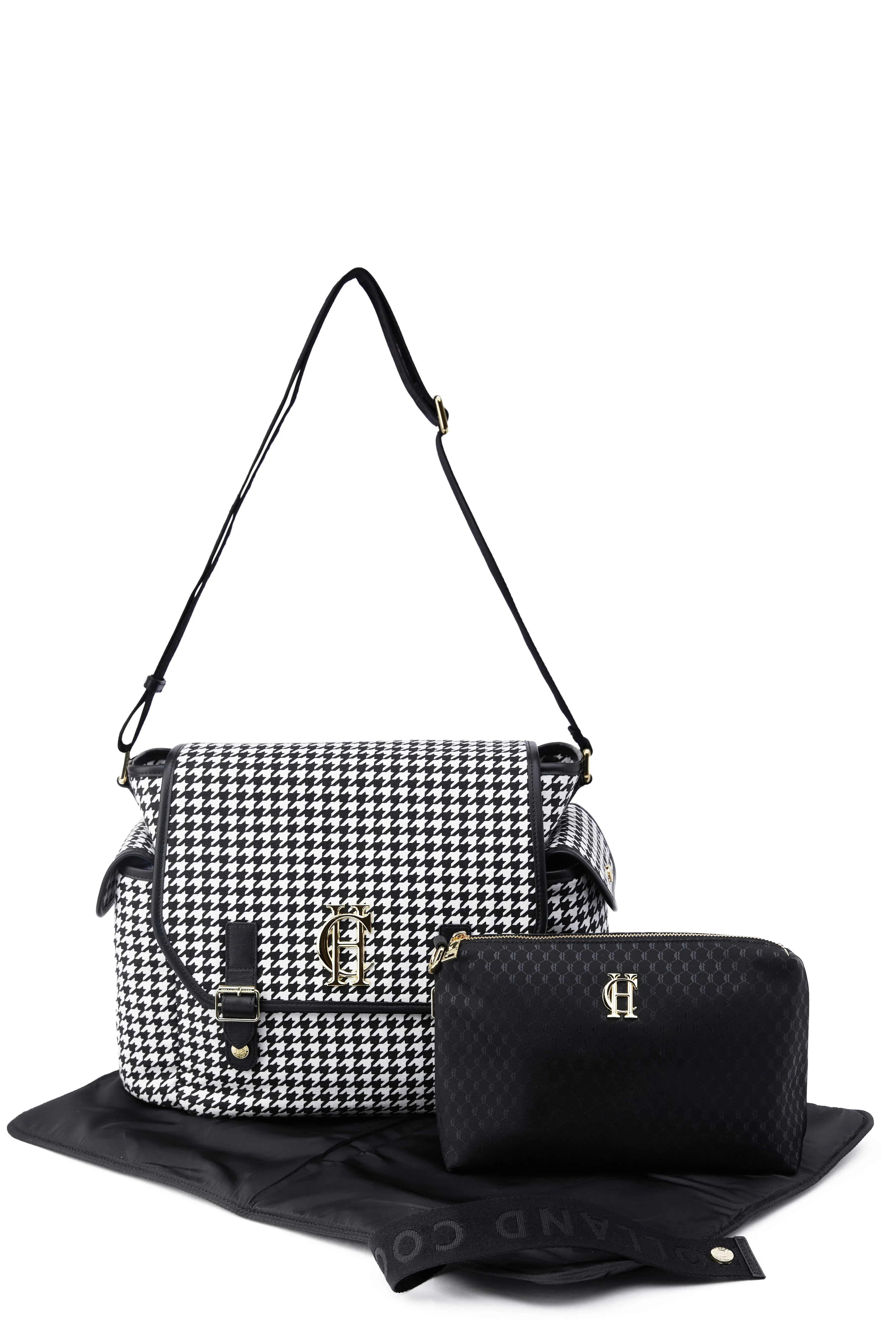 Hudson Changing Bag (Houndstooth)