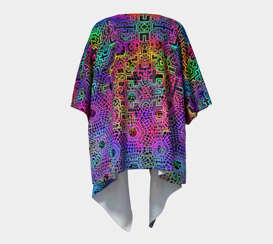 Icaro Web Draped Kimono