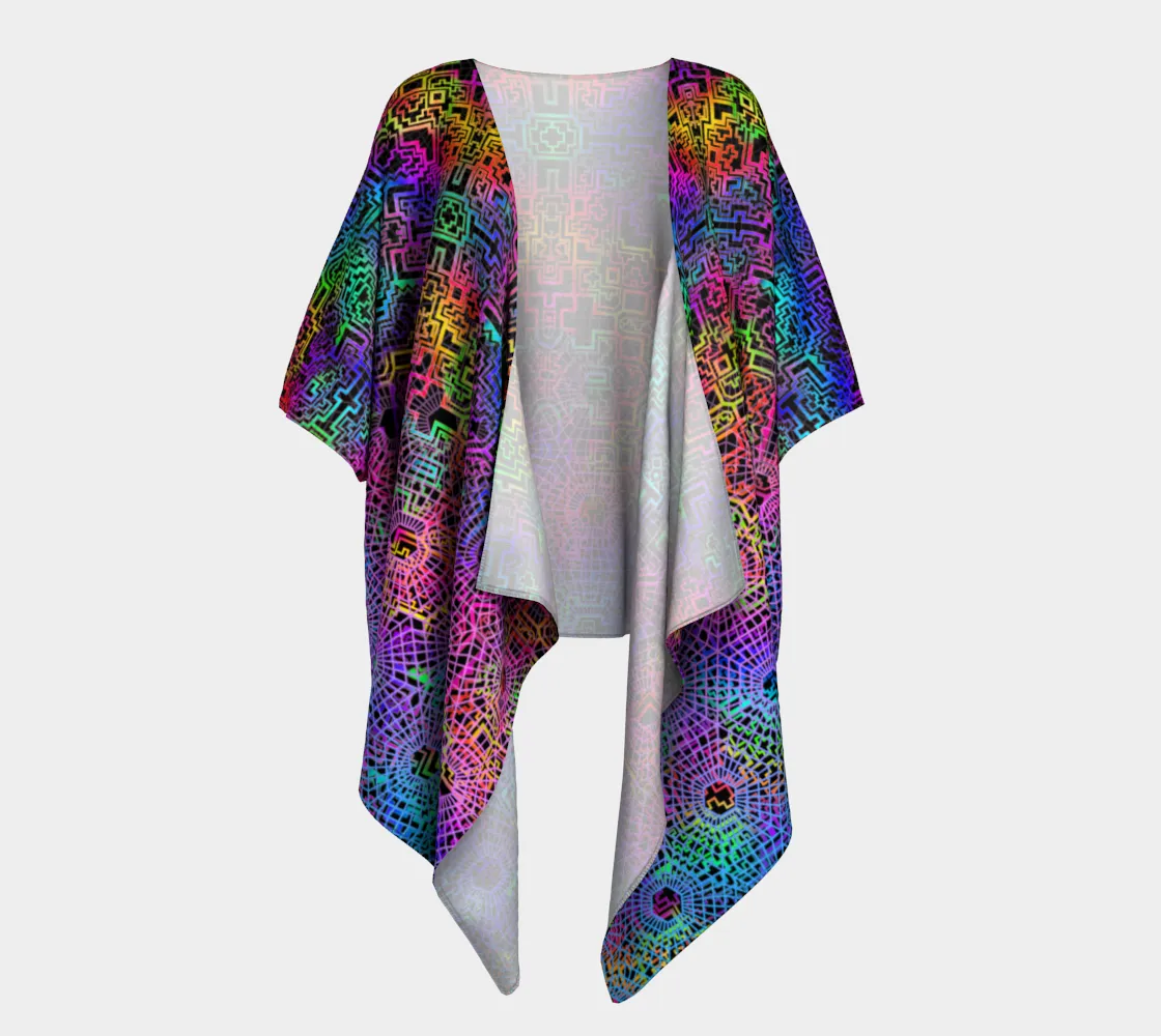 Icaro Web Draped Kimono