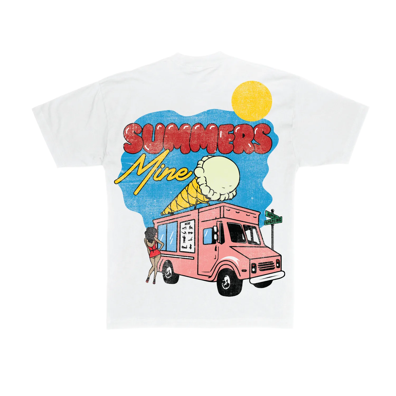 Ice Cream T-Shirt (White)