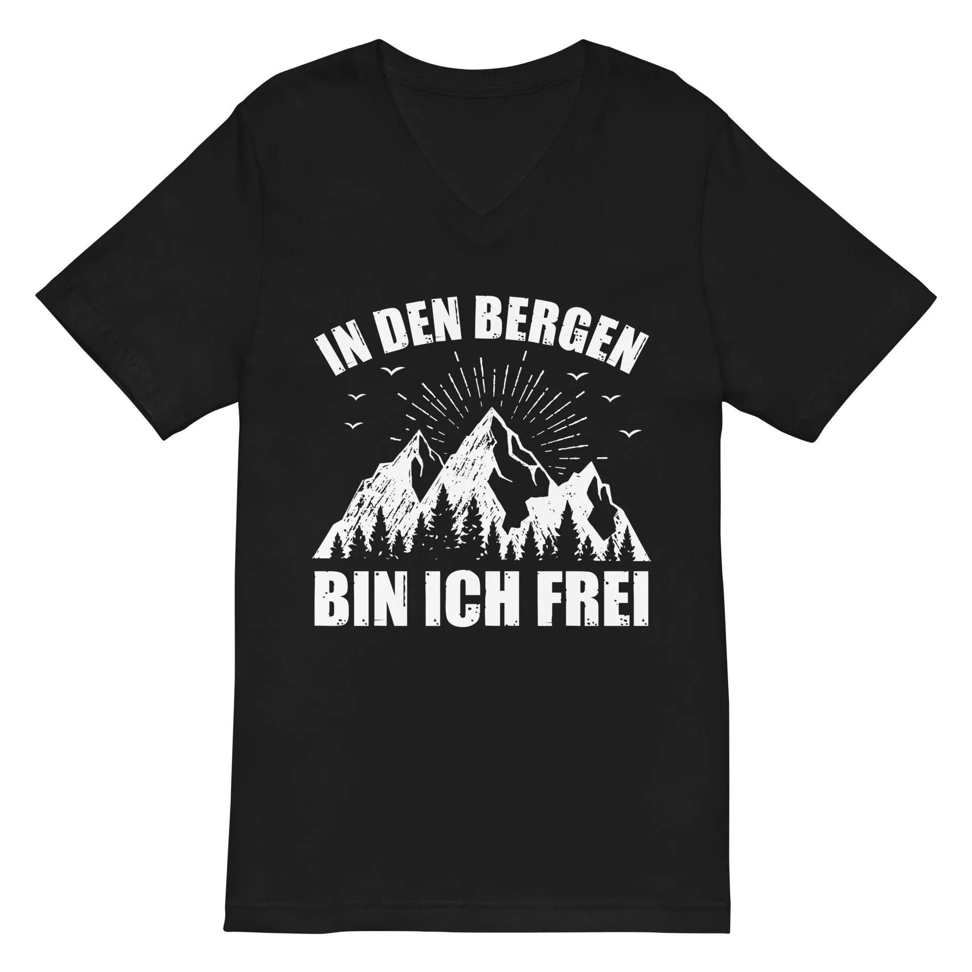 In Den Bergen Bin Ich Frei - Herren V-Neck Shirt