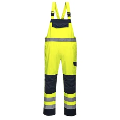 Inherent Flame Retardent Anti Static FRAS Hi-Vis Modaflame Bib and Brace - MV27