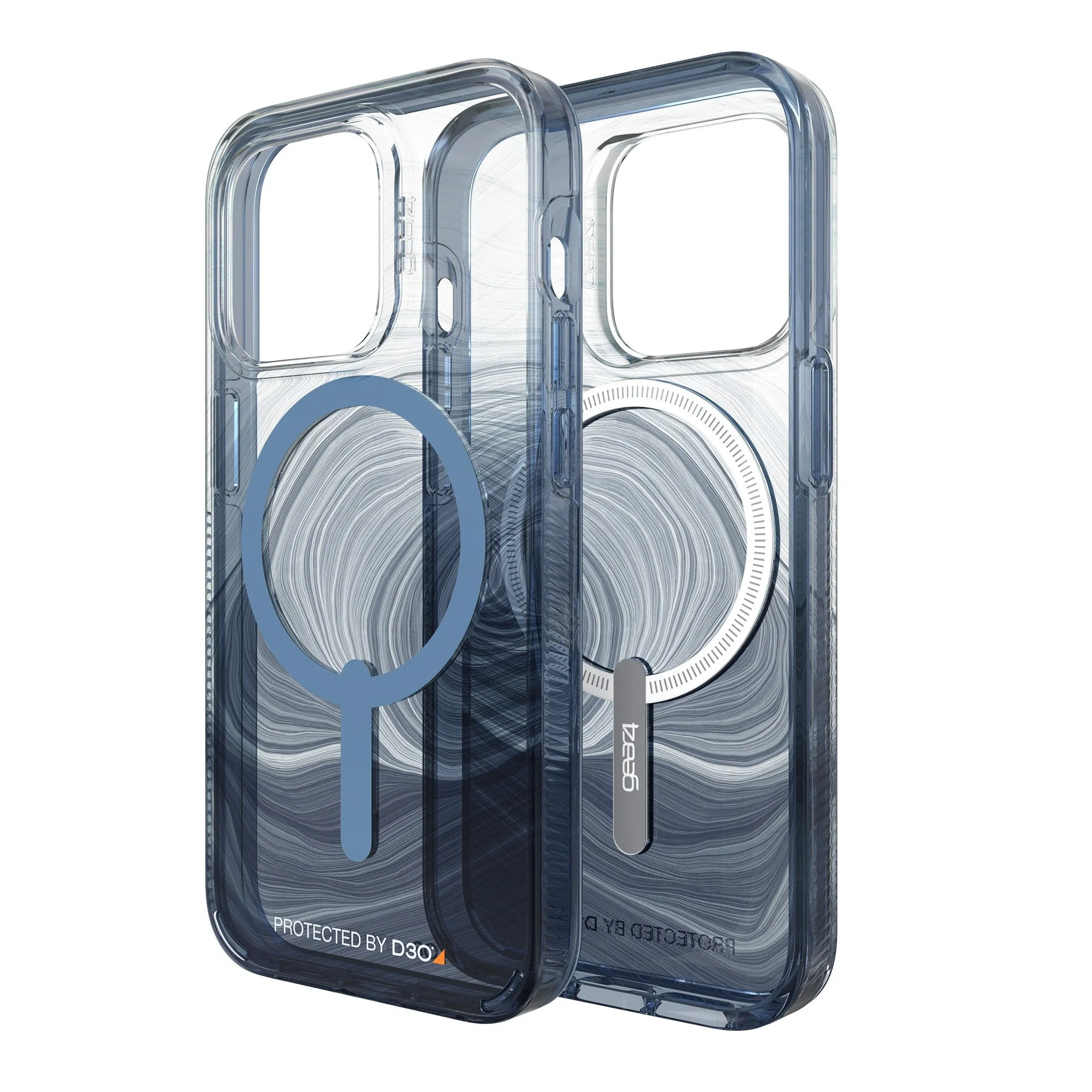 iPhone 14 Pro Gear4 D3O Milan Snap Case - Blue Swirl - 15-10108