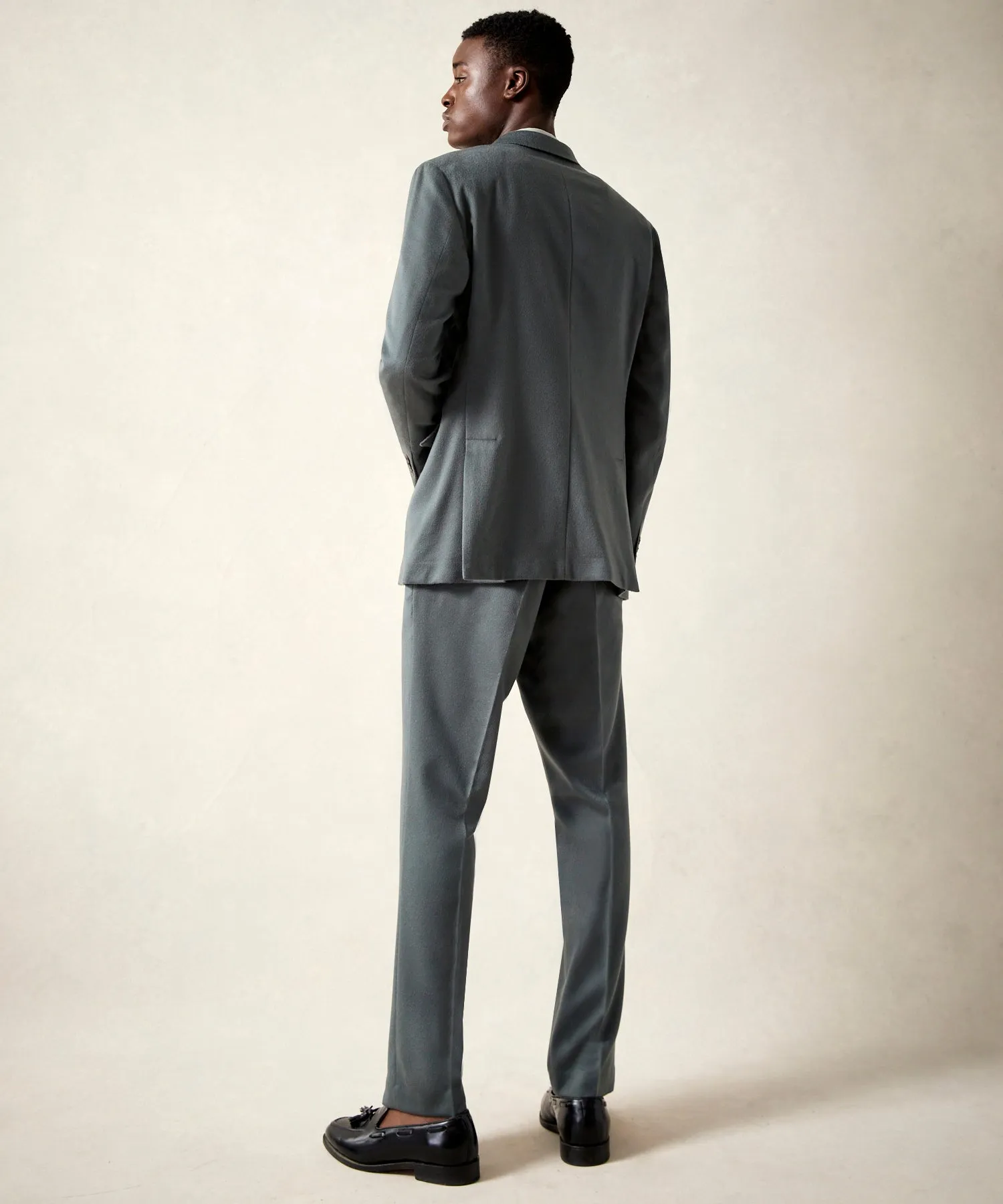 Italian Cashmere Sutton Suit in Slate Blue