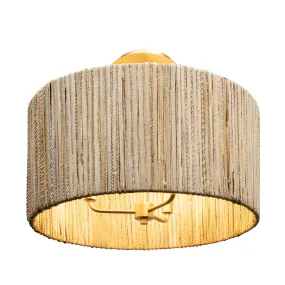 Jacob's Ladder 391S03FG 3-Light Ceiling Light - French Gold