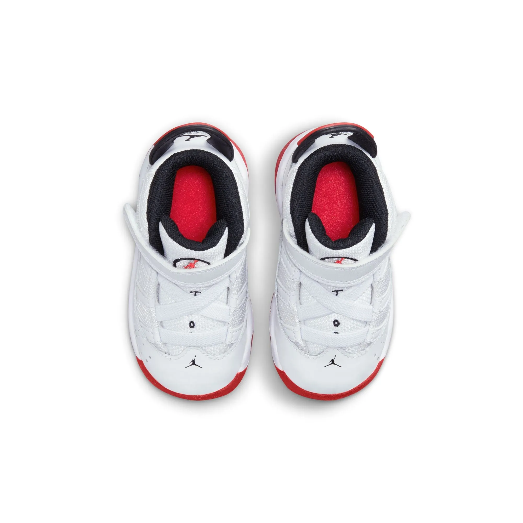 Jordan 6 Rings (TD) - WHITE/UNIVERSITY-RED