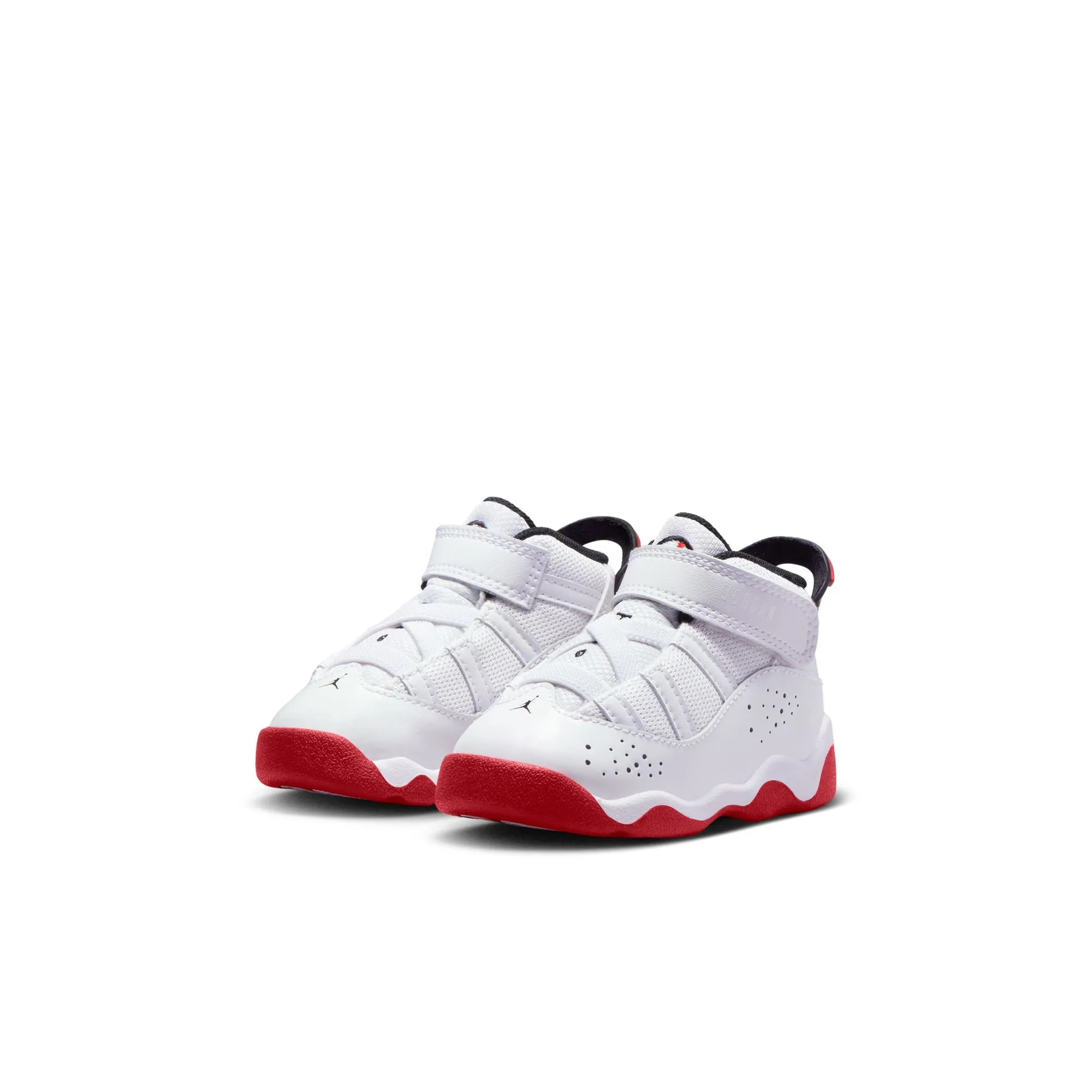 Jordan 6 Rings (TD) - WHITE/UNIVERSITY-RED