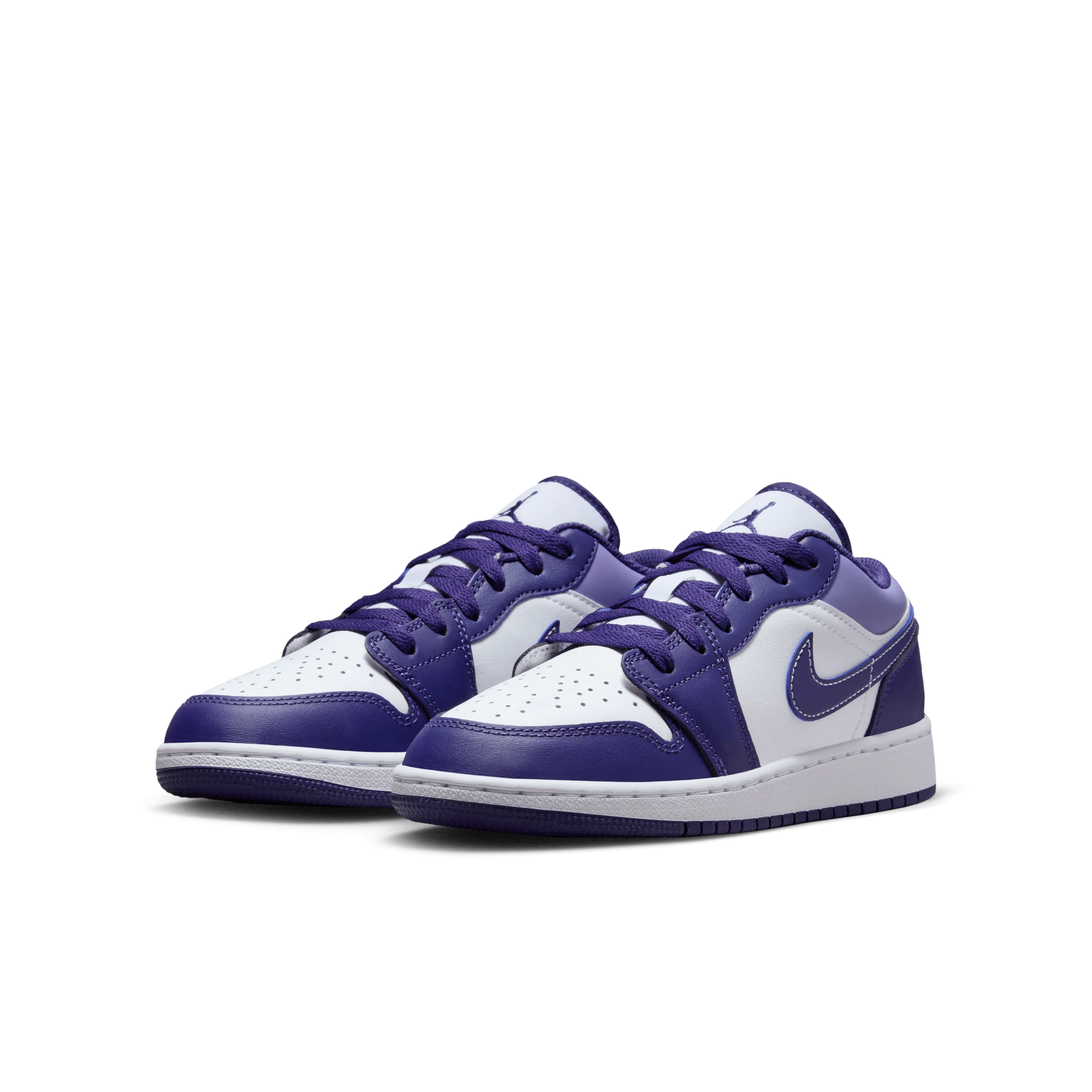 Jordan - Boy - GS Air Jordan 1 Low - Sky Purple/White