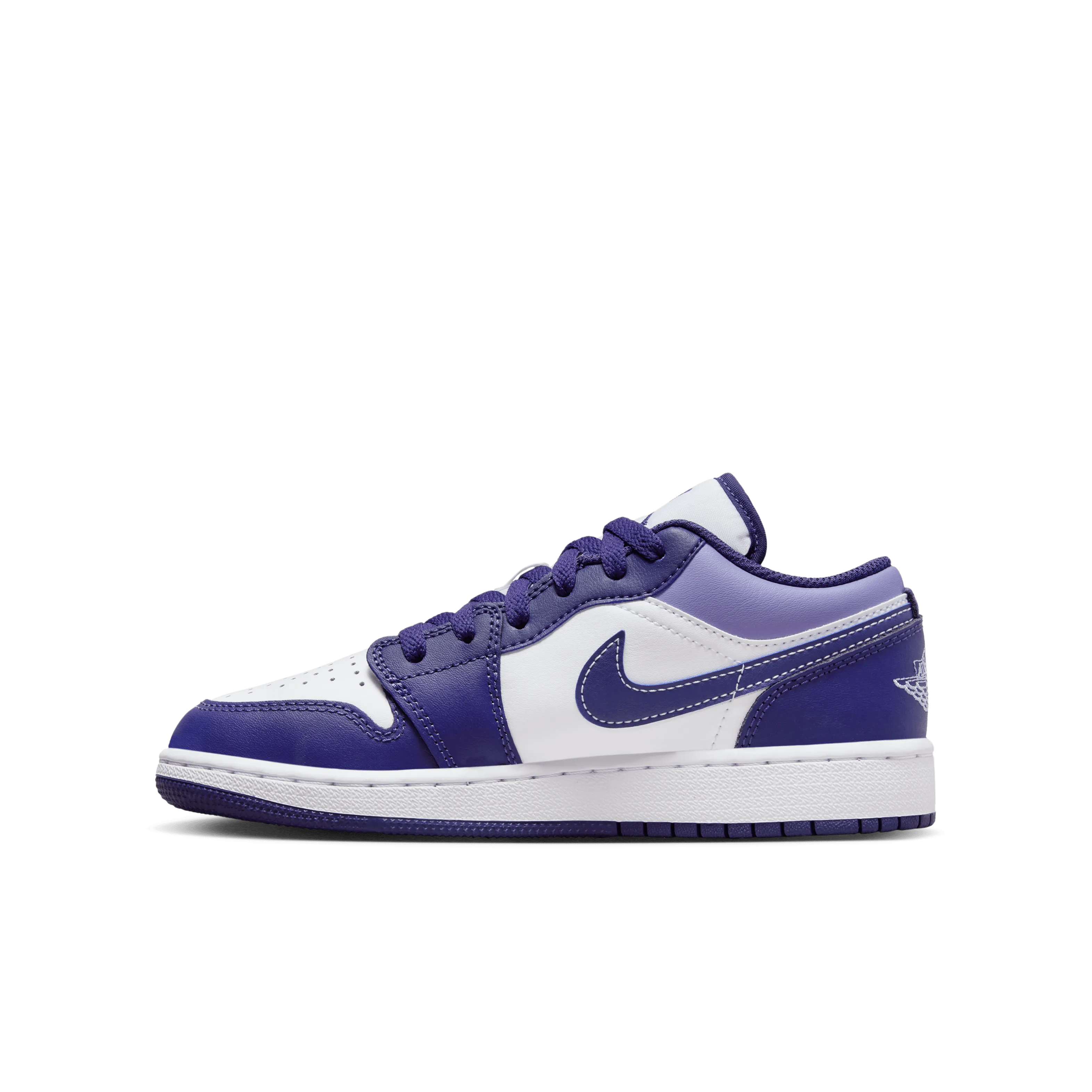 Jordan - Boy - GS Air Jordan 1 Low - Sky Purple/White