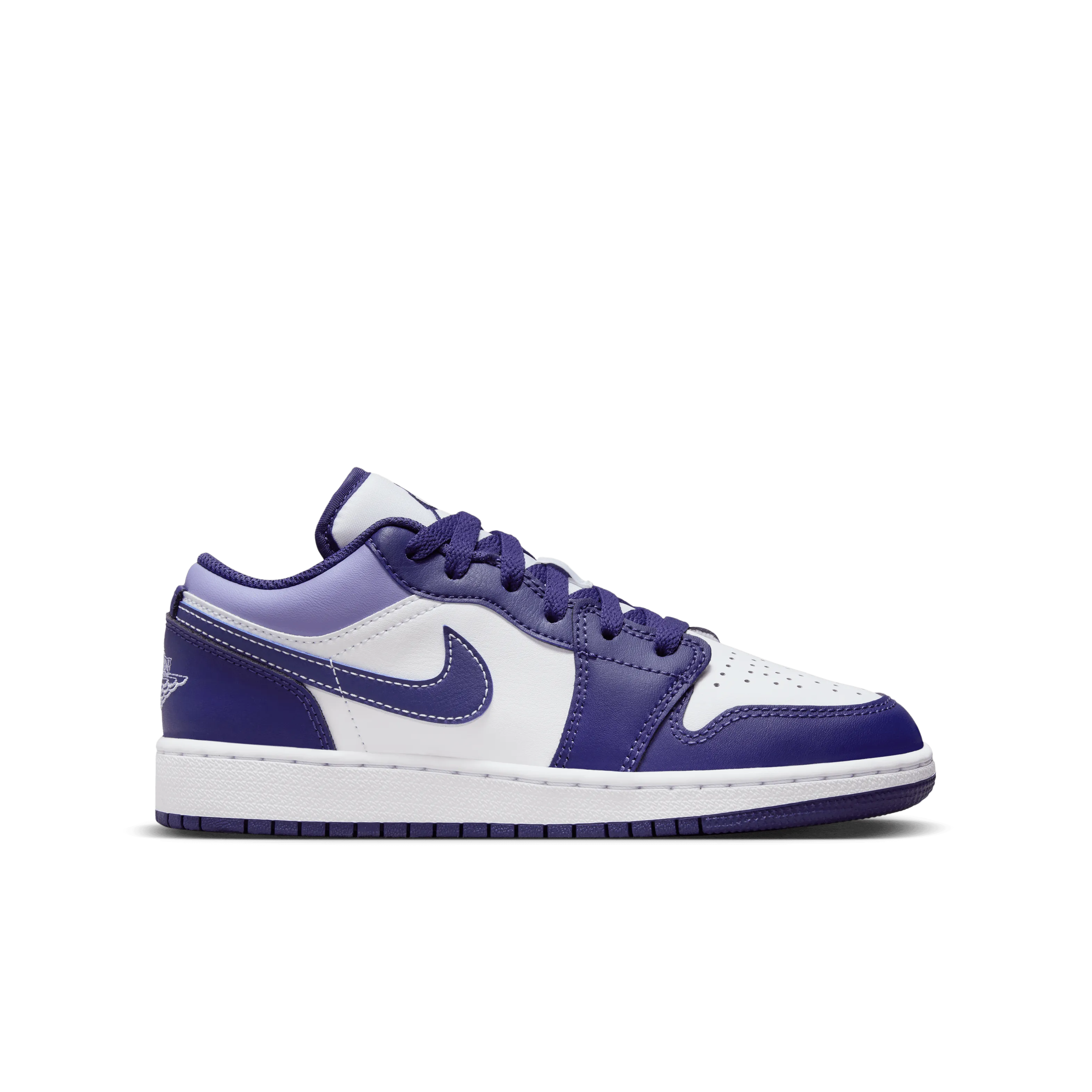 Jordan - Boy - GS Air Jordan 1 Low - Sky Purple/White