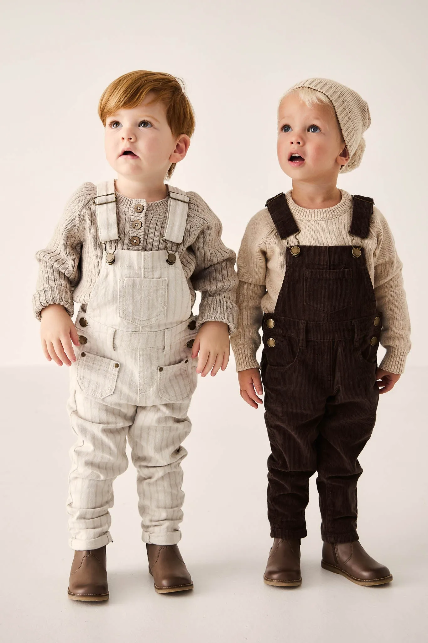 Jordie Cord Overall - Bear