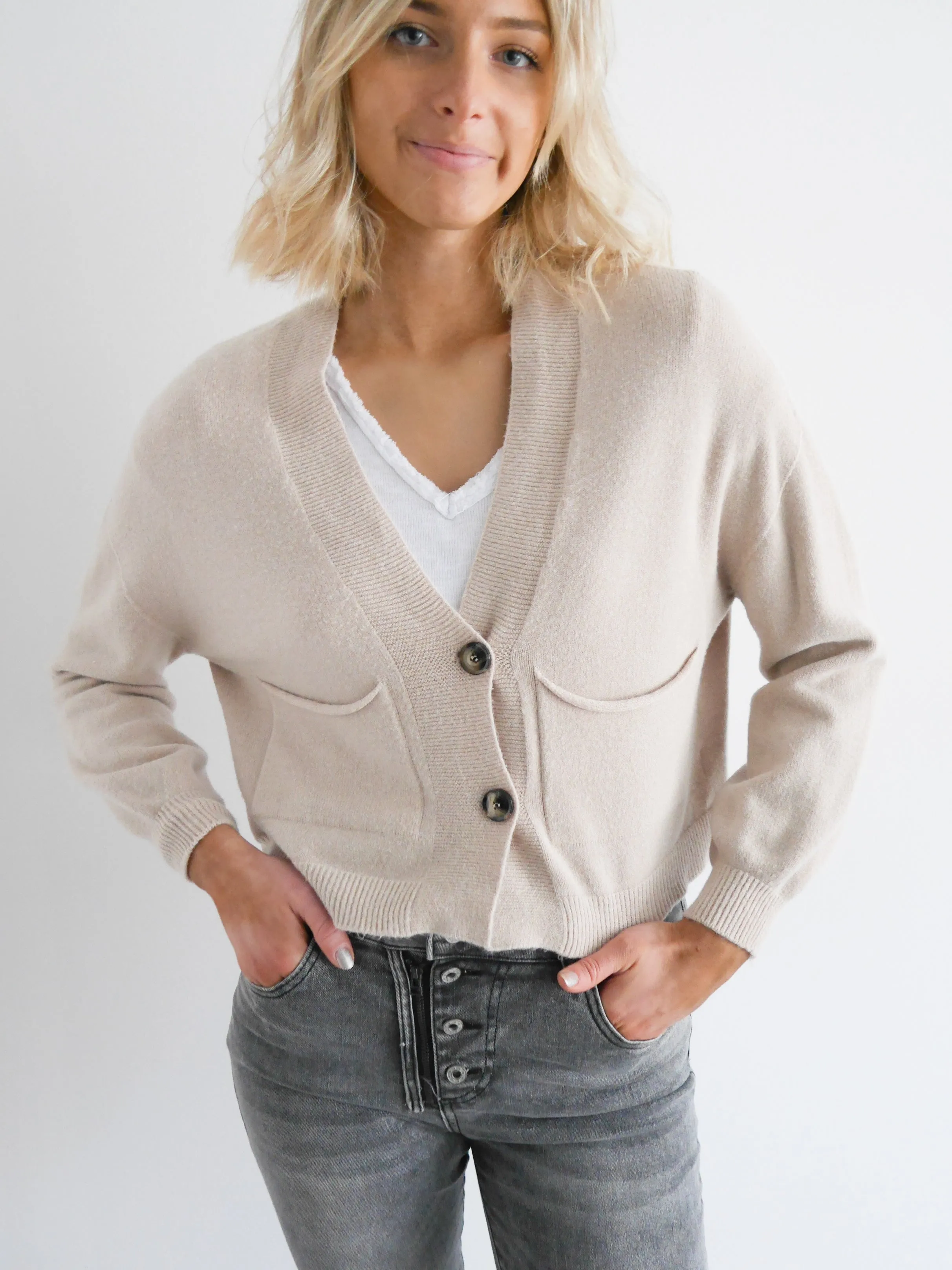 Josie Cardigan Ecru