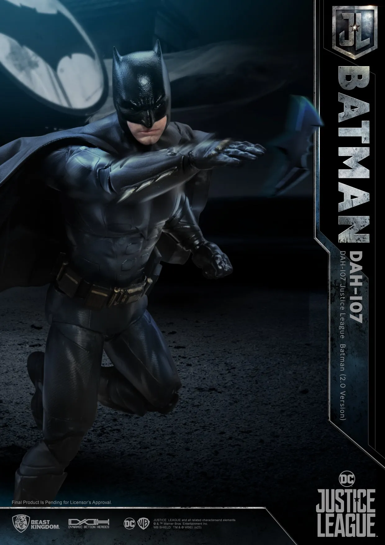 Justice League Dynamic 8ction Heroes DAH-107 Batman (Ver. 2.0)