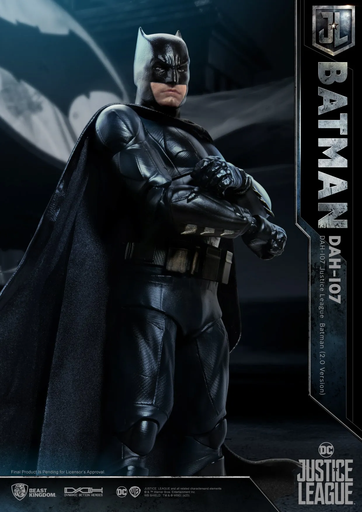 Justice League Dynamic 8ction Heroes DAH-107 Batman (Ver. 2.0)