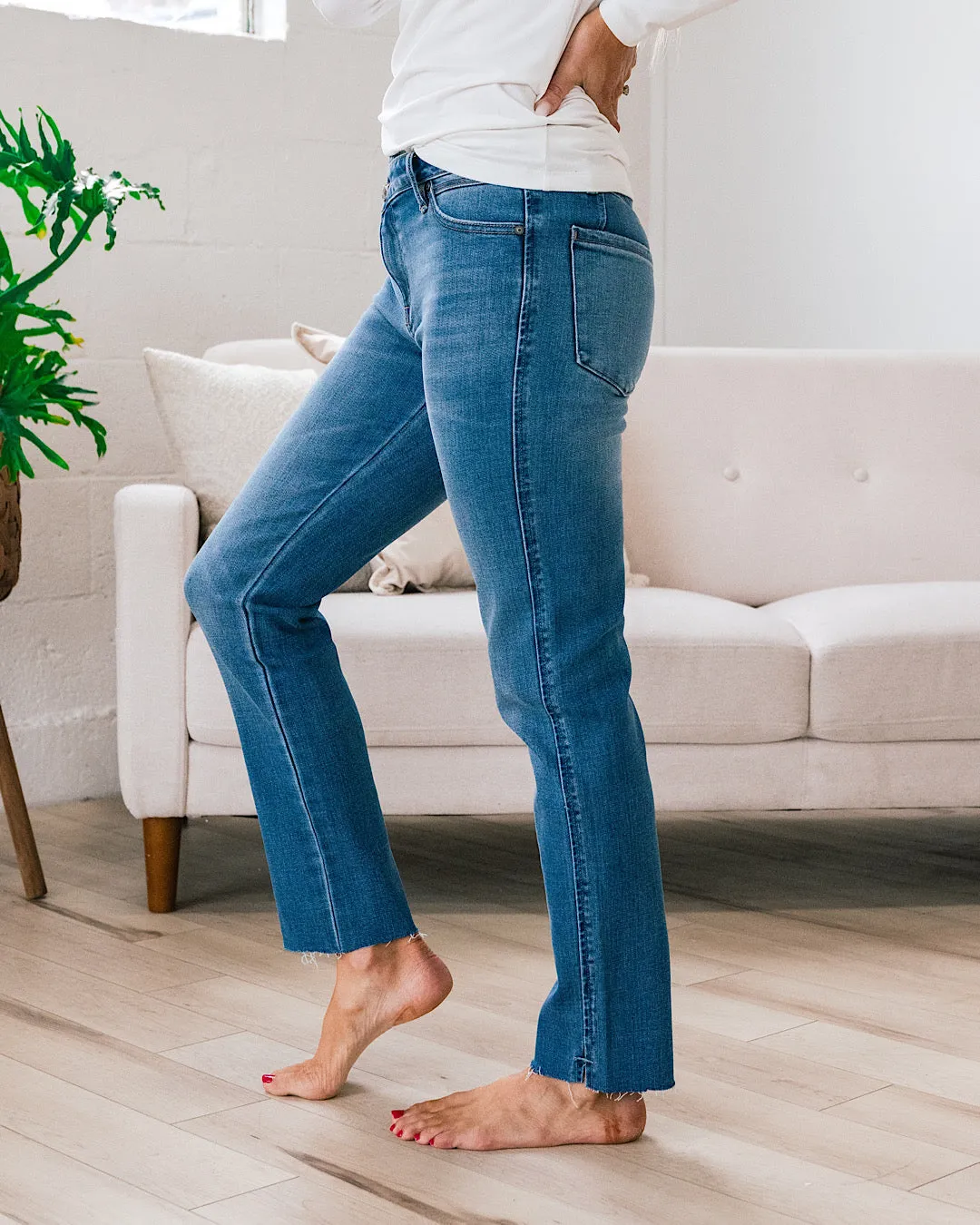 KanCan Kelly Cross Over Straight Jeans FINAL SALE