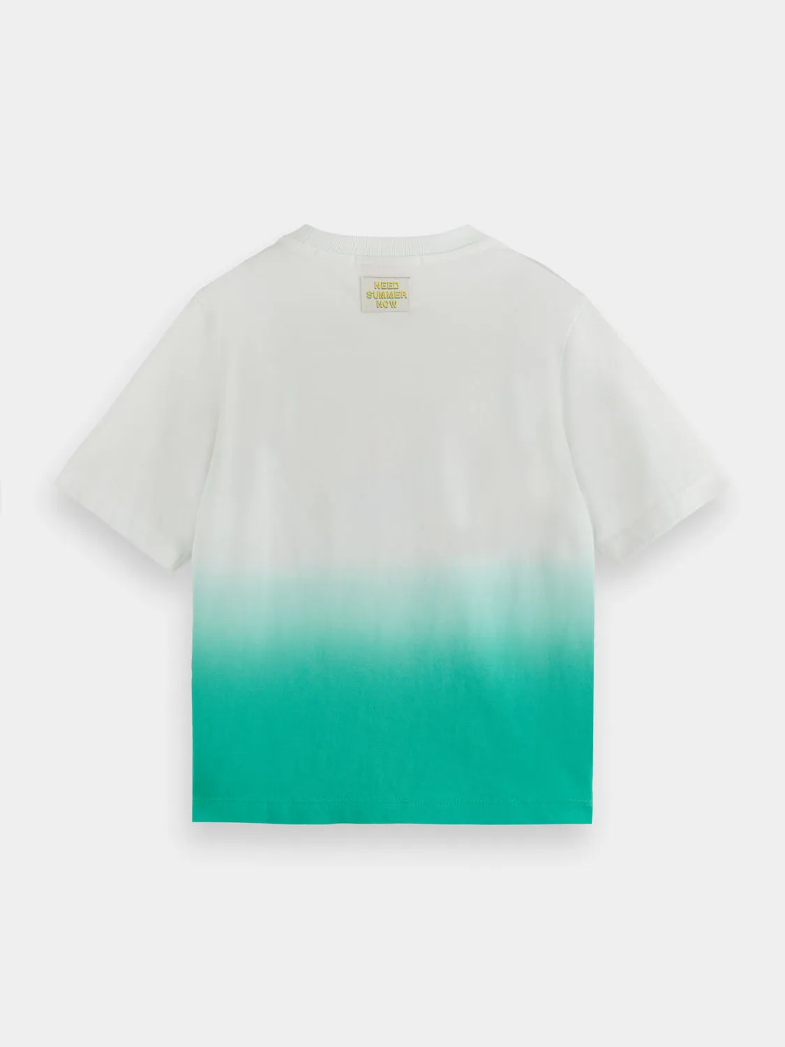 Kids - Relaxed-fit dip-dyed artwork t-shirt