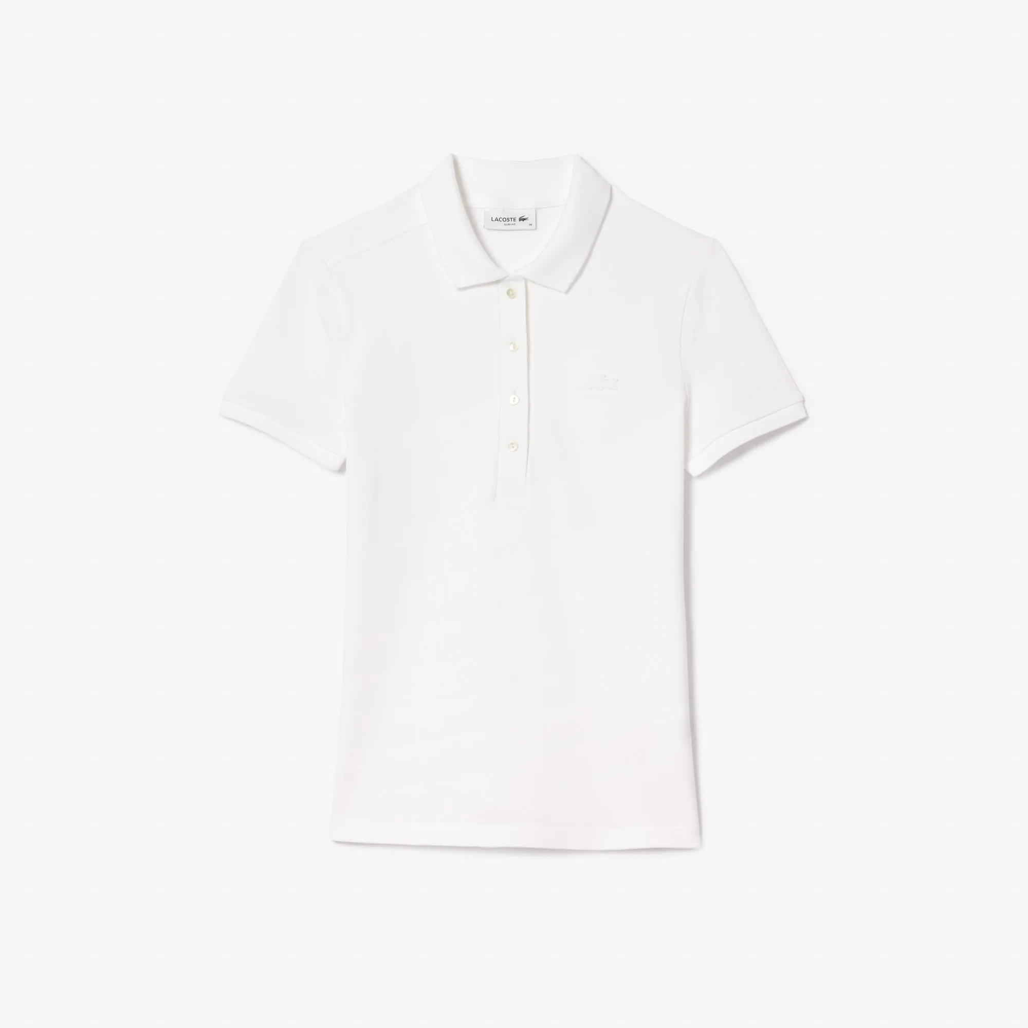 L.12.D Slim Fit Stretch Mini Piqué Polo Shirt