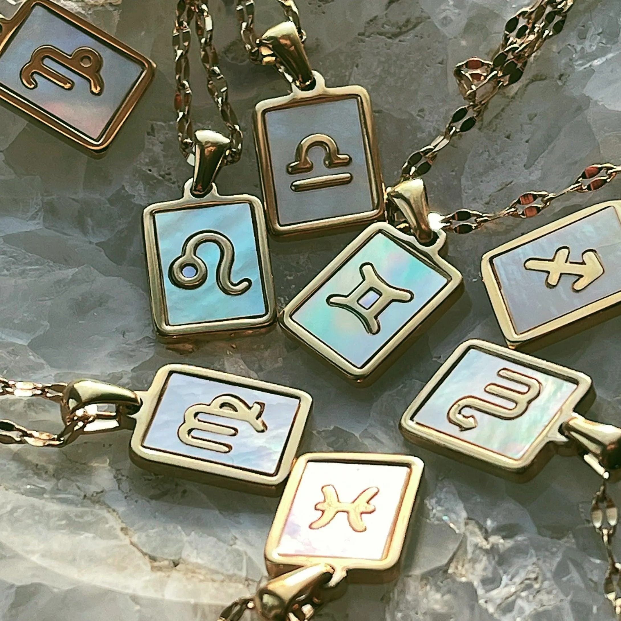 Labyrinth Zodiac Necklace