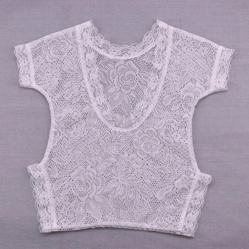 Lace Romper For Baby Photo Prop, Newborn Photo Prop Outfit