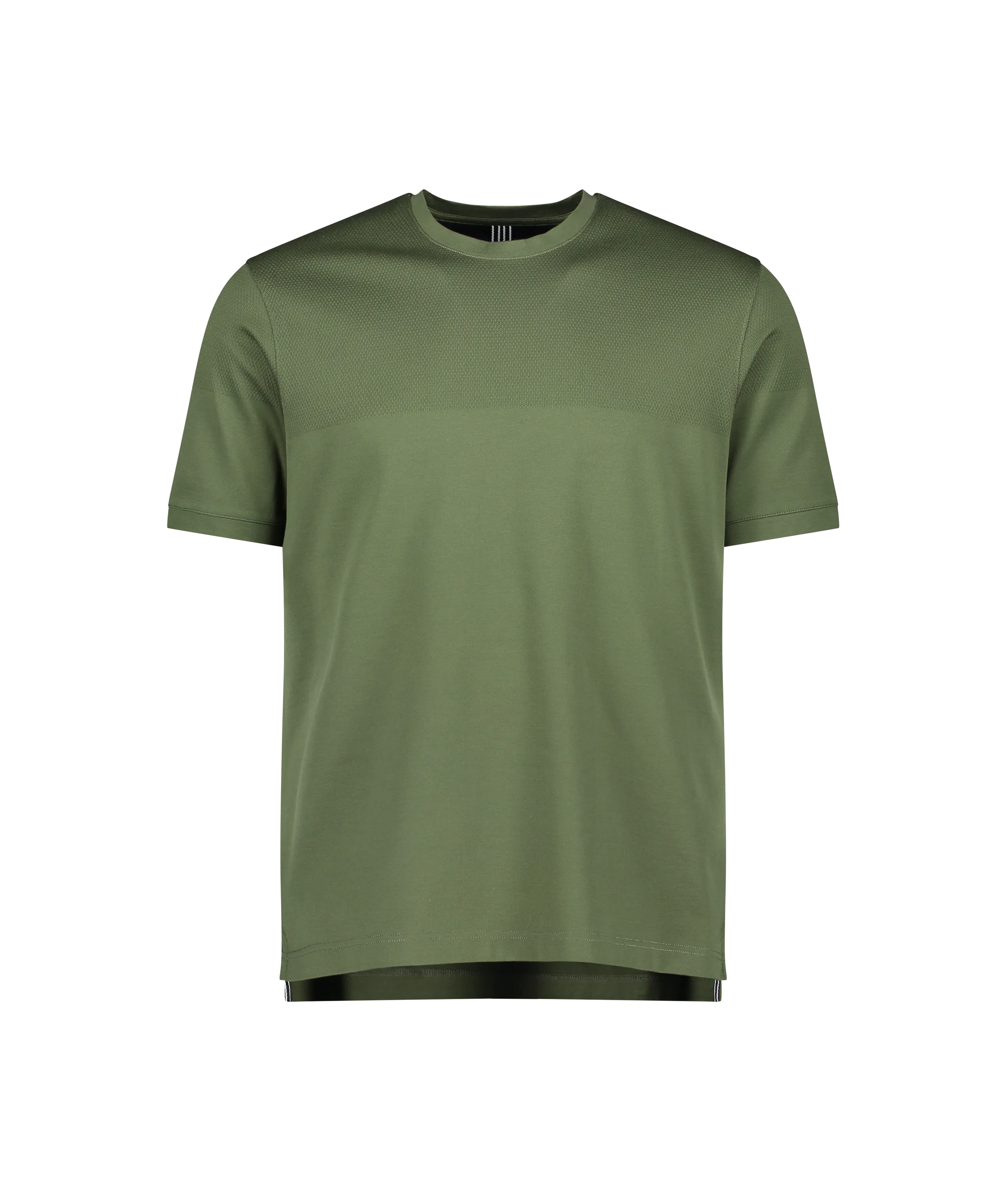 Lacer Micro Stitch Split T-Shirt - Green