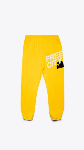 Large Sweatpant - Artyard Yellow