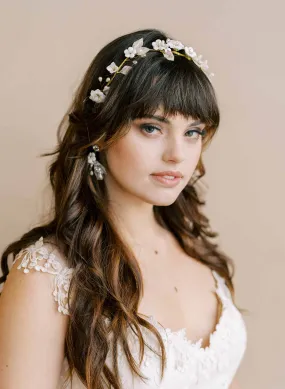 Leonesse floral bridal hair vine - Style #2167