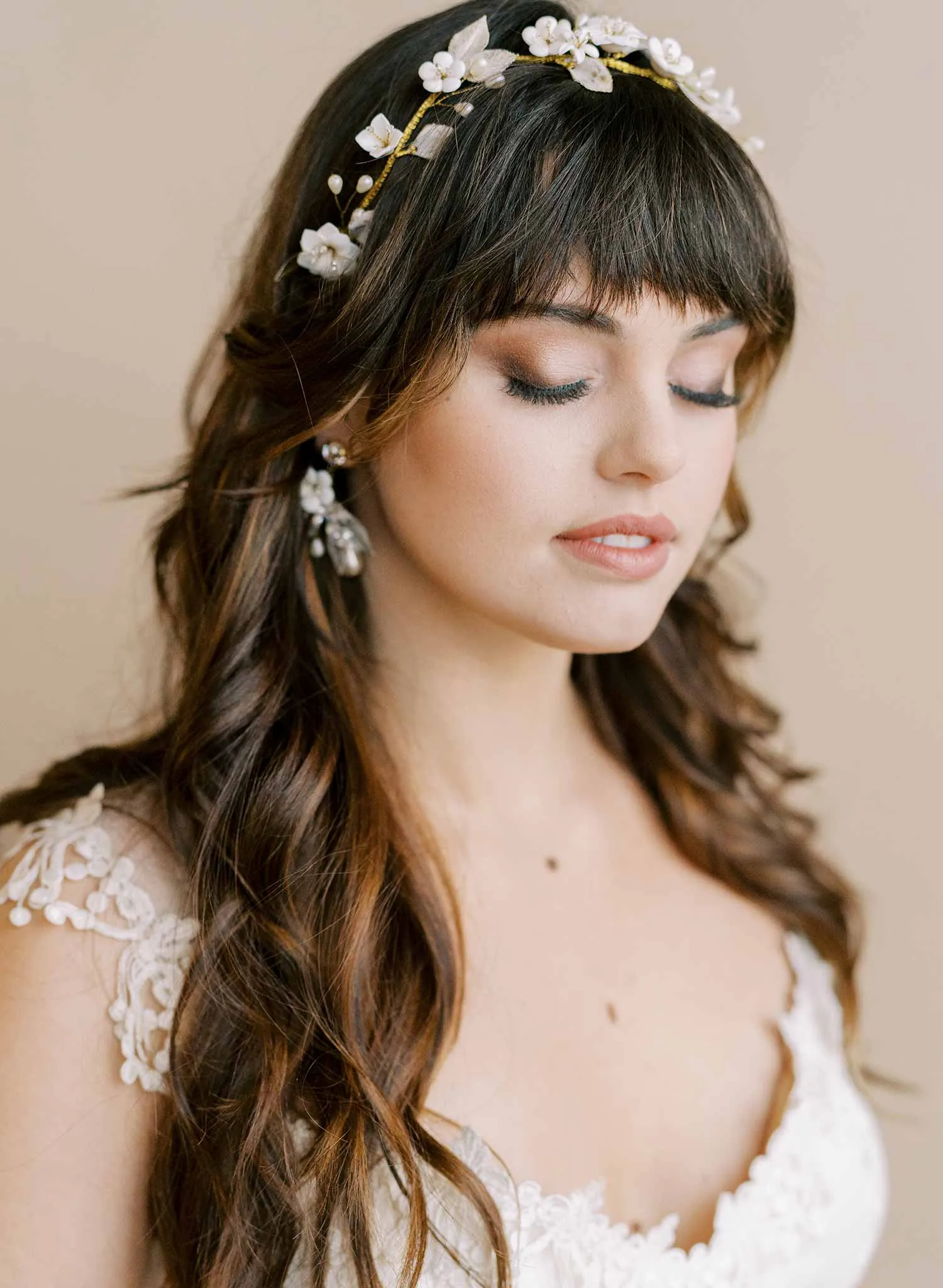 Leonesse floral bridal hair vine - Style #2167